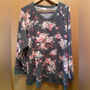 Caslon Women’s Plus Size crew neck sweatshirt size 3X